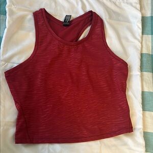 Red Sleeveless Women's Top
